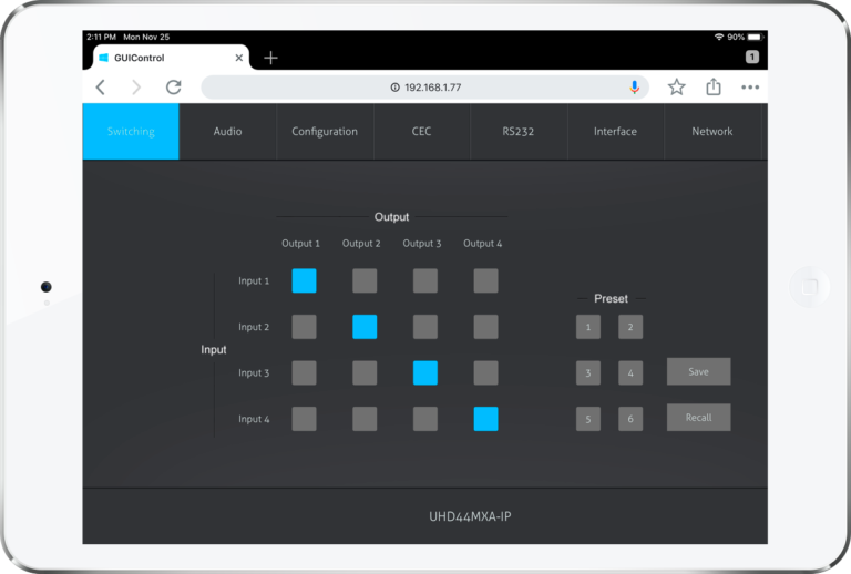 Switch Sources and Displays